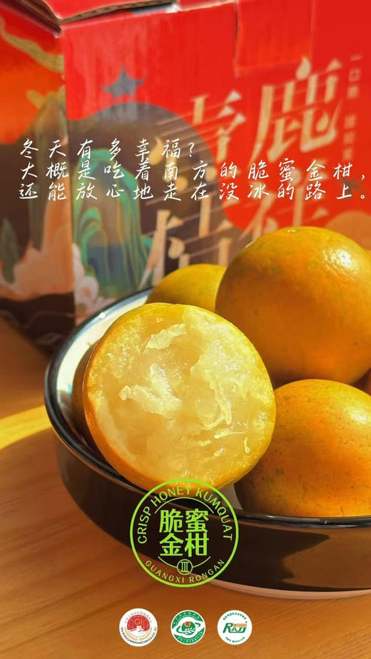 极蜜大龙珠，脆蜜金柑大大果 一箱25枚 商品图7