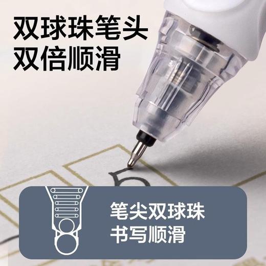 得力六边形战士【12支装 更划算】得力按动中性笔 学生用黑色速干六边形战士笔 考试碳素签字静音刷题笔 商品图1