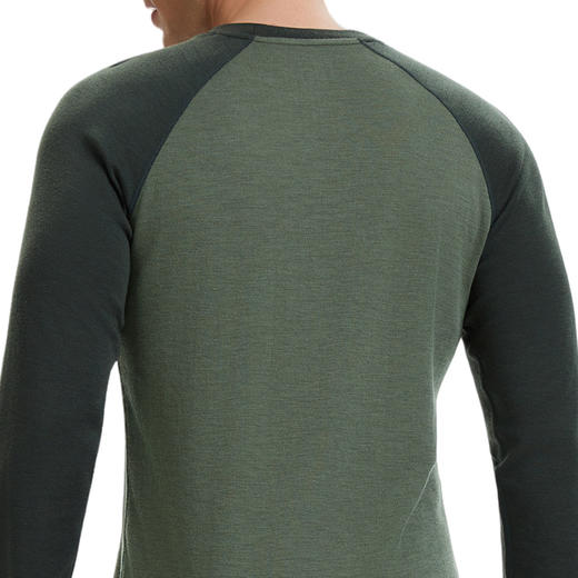 IGUANA 260G可机洗美利奴羊毛秋冬拼色女款  男款  T恤 商品图7