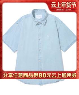 【春上新】【6折】6楼COVERNAT牛仔中款衬衫CO2402SS03吊牌价559折后价335