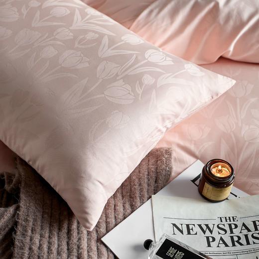 【品牌直发】加倍生活 A类100支全棉长绒棉提花四件套-赫本系列 10色可选 yc0205003 商品图4