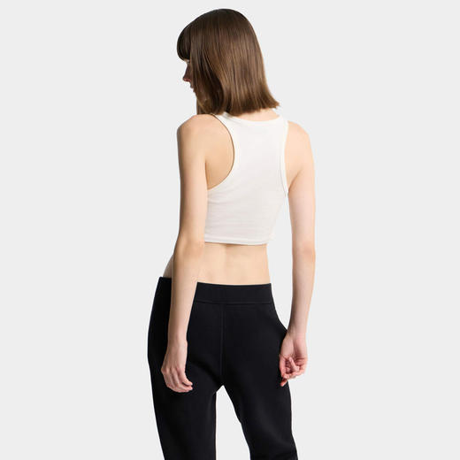 DSQUARED2 女士D2倒置刺绣性感背心 白色 S75NL0053 D20102 100 商品图3