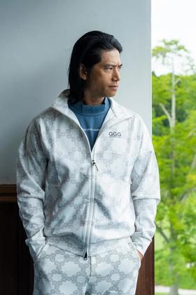 GGG高尔夫男士 高功能2WAY拉伸G字印花夹克束腰外套