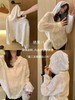 镂空蕾丝连帽打底T 商品缩略图6