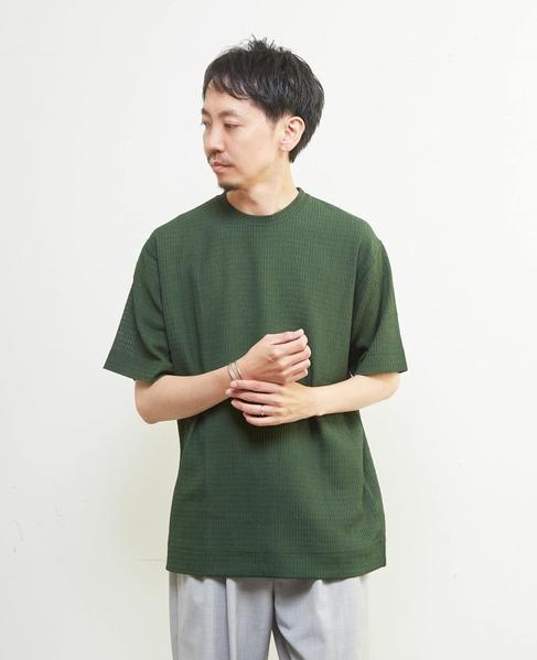 MEN'S MELROSE 夏季男士 编织网格圆领短袖T恤休闲透气舒适 商品图4