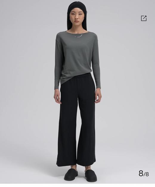 LULU 26春夏新款休闲女士直筒裤 Z-15821 商品图0