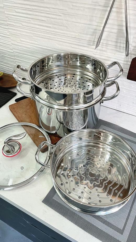 易铂五层钢爵士蒸锅 商品图2