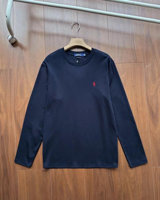 F013007男装秋季新品基础款休闲纯棉舒适长袖T恤 商品图11