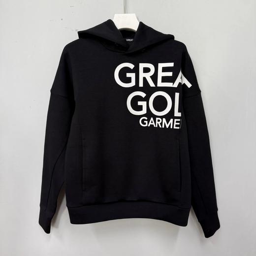 GGG 高尔夫男女同款 秋冬中性弹力双面针织连帽卫衣 保暖挺括 商品图7