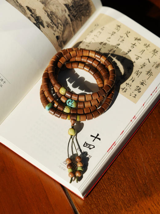 老山檀直切念珠 商品图0