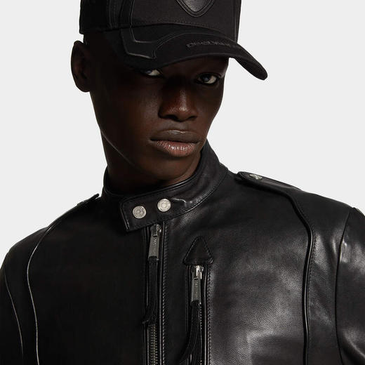 DSQUARED2 男士 DUCATI 联名皮衣 黑色 S71AN0650 SX9749 900 商品图4