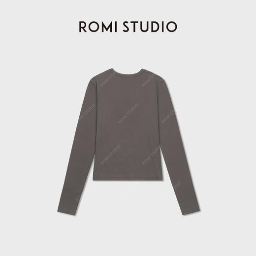 ROMI STUDIO时尚休闲百搭经典上衣长袖T恤打底衫RWCSSG1465 商品图1