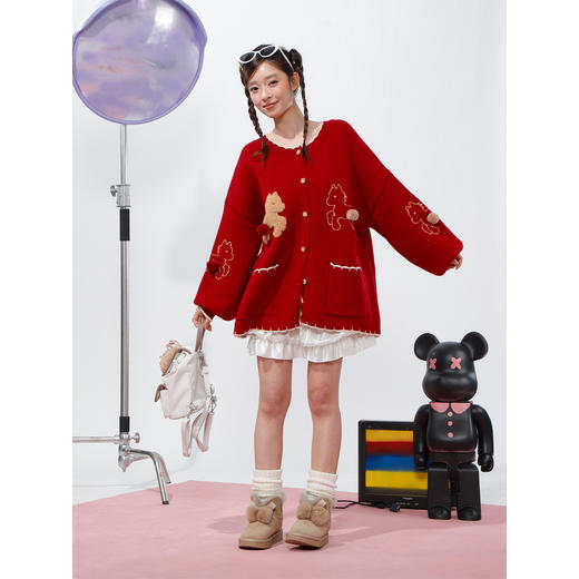 休闲卡通小马宽松开衫-纪念日百货门店同款169264571 商品图1