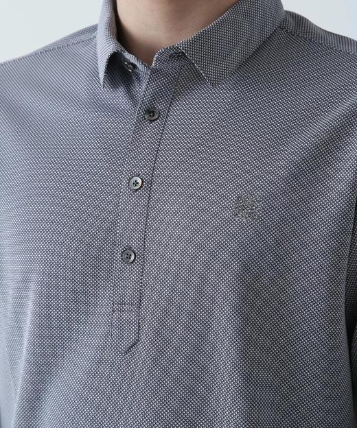 St ANDREWS高尔夫男士 阳离子复古刺绣长袖Polo衫 速干透气 商品图3