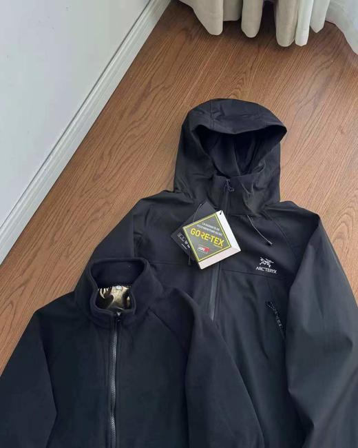 F013004压胶logo三合一可拆卸内胆男士硬壳抓绒冲锋衣 商品图12