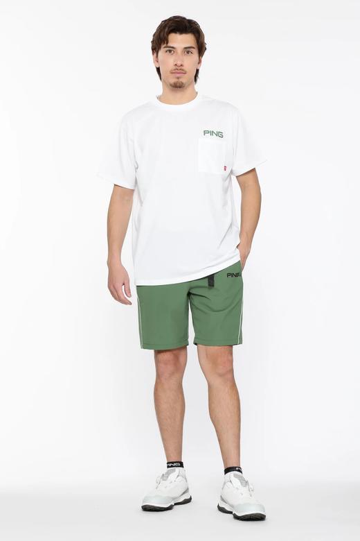 PING 男士高尔夫 夏季 logo口袋短袖T恤 弹力透气 商品图12