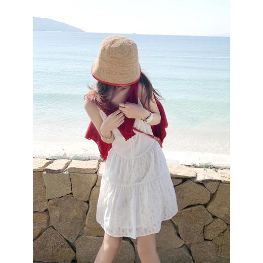 <曾小咸推荐>韩系高腰蓬蓬裙吊带连衣裙子 商品图4