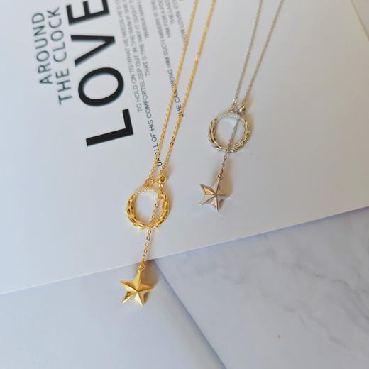 【五角星项链系列】新款925银五角星项链XY 商品图2