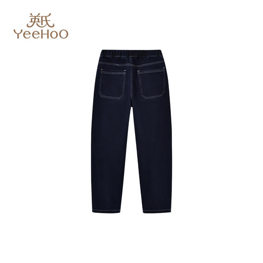 【英氏】【加绒】【110-175】男童牛仔裤儿童保暖裤子 商品图7