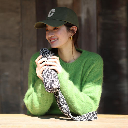 绽放LSX020朵/纯手工钩织斜跨花纱水杯袋隔热保温杯套防烫水杯袋 商品图2