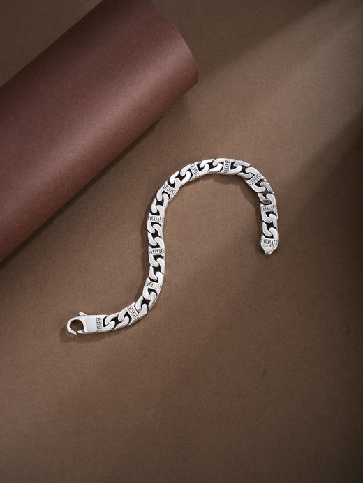 子佩集【锐意锋芒】银S999手链【SL01285】仿古男士仿古2601 商品图4