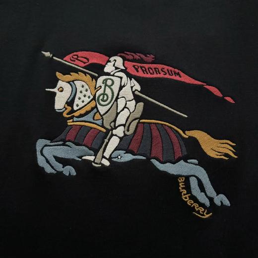 F013036新款彩色绣花战马短袖T恤男女同款 商品图8