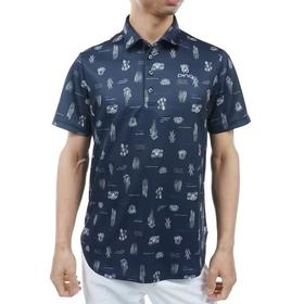 PING高尔夫男士仙人掌图案速干短袖 Polo 衫