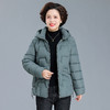 中老年短款棉衣女妈妈婆婆款宽松大码连帽羽绒棉服保暖外套 商品缩略图6