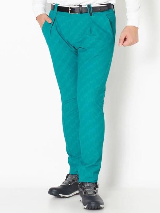 Ulticore系列 男士高尔夫 3D图案 条纹弹力褶皱裤 长裤 商品图1