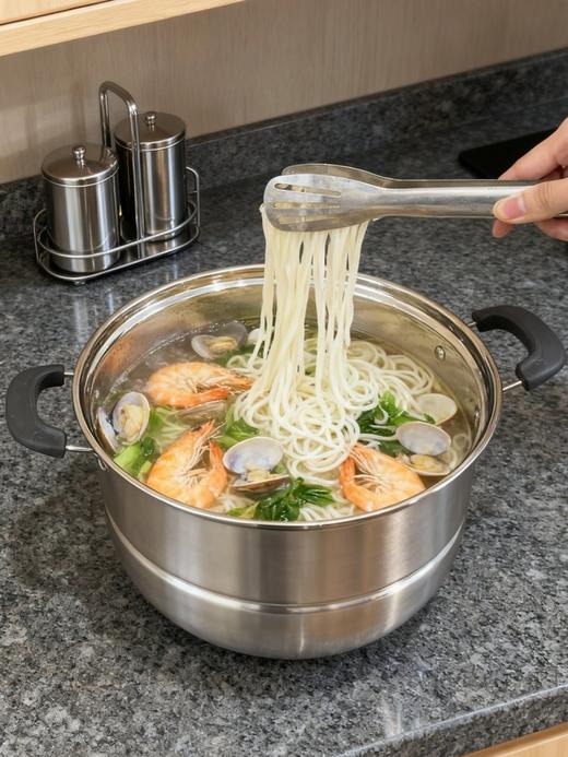 易铂28cm奥兰多不锈钢汤蒸锅 商品图4