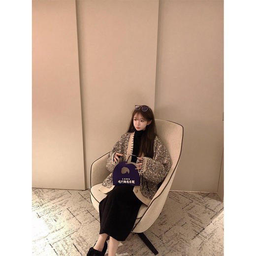 金蘑菇菇 漫不经心的时髦 白鹿毛衣套组 / 流苏毛衣 商品图5