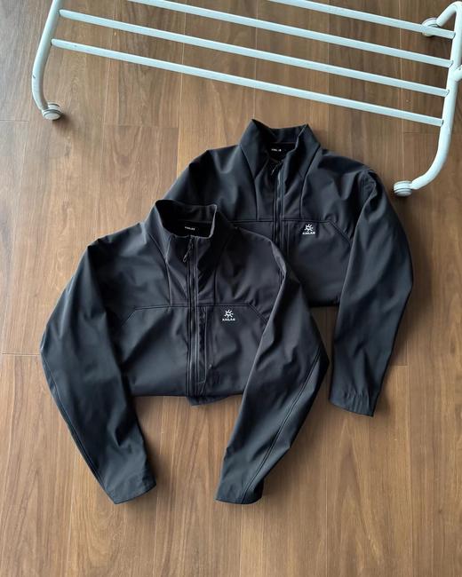 F013011户外运动登山徒步保暖透气立领软壳衣拉链外套 商品图2