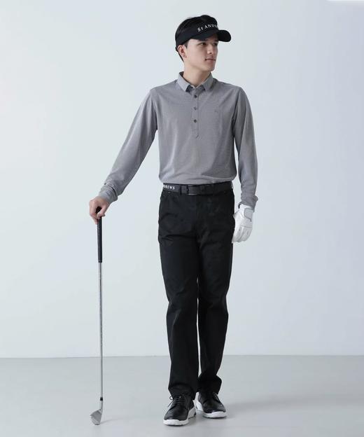 St ANDREWS高尔夫男士 阳离子复古刺绣长袖Polo衫 速干透气 商品图4