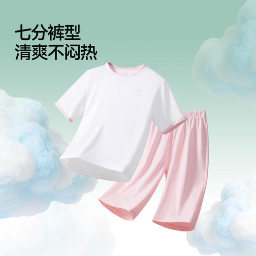 男女童圆领针织套装夏季新款安奈儿童装JM621554 商品图3