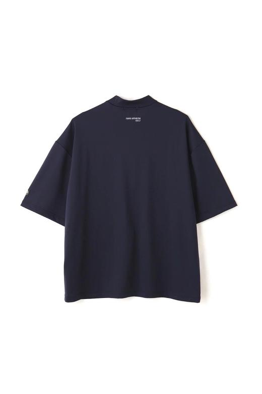 【nano universe GOLF】男士高尔夫 弹力小高领短袖T恤 字母印花  宽松休闲百搭 商品图2