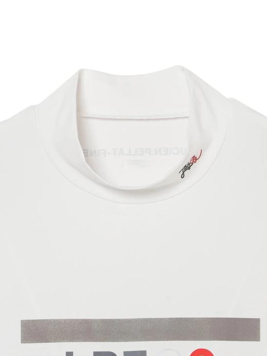 日系原单 高尔夫男士 夏季宽松高领短袖 双线经典标志印花 透气舒适 商品图2