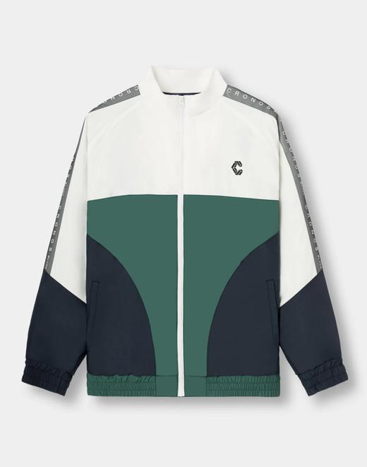 CRONOS BLACK高尔夫男士 冬季 复古撞色立领棉夹克 宽松版型运动休闲 商品图3