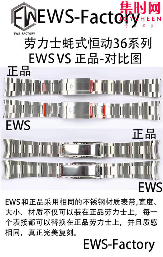 EWS劳力士蚝式恒动型36mm系列 3230机 板带 男士腕表 表径36mm 小手腕福音 商品图8