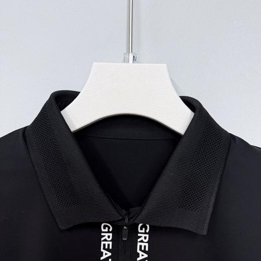 GGG高尔夫 男女同款 凉感半拉链短袖Polo衫 吸水速干 商品图2