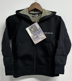 Quiksilver户外运动品牌最新法国原单拉链连帽拉绒卫衣（青少年款）