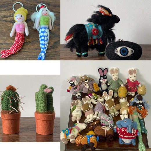 【苏州】尼泊尔手工羊毛毡玩偶 价格83.99 商品图1