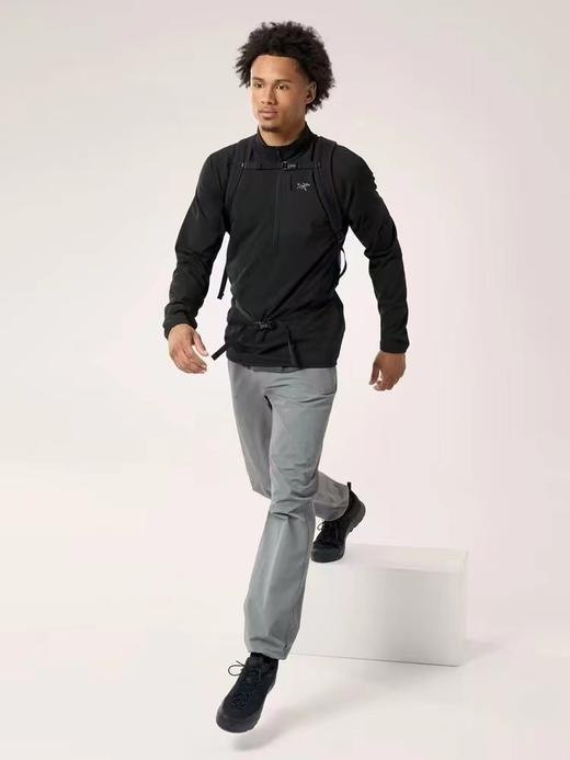 F013009户外小立领半拉链男士微粒绒长袖打底衫 商品图3