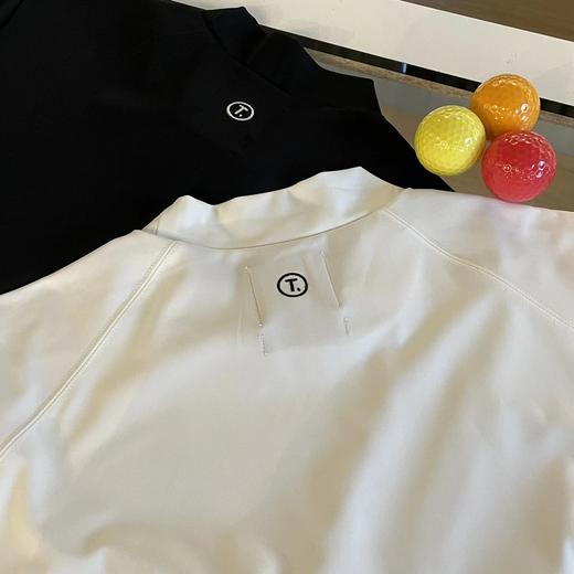 TIGORA  男士高尔夫 吸水速干 光滑面料小高领短袖T恤 商品图3