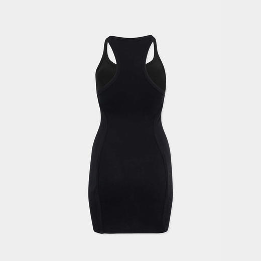 DSQUARED2 女士字母徽标刺绣迷你连衣裙 黑色 S75CV0985 D20102 900 商品图1