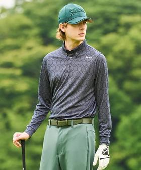 高尔夫Srixon男士提花满幅设计长袖