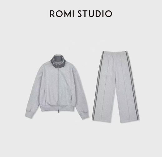 ROMI STUDIO“校园套装"重磅纯棉立体中线休闲长裤+卫衣RWCWXG7432 商品图0