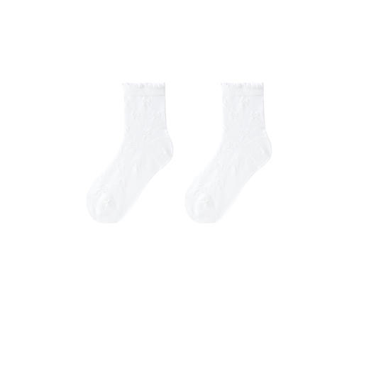 【专区任选2件49元】【实体店同款】女童短袜两双装春季新款安奈儿童装JG617211 商品图4