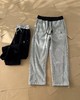 F013020冬季新款纯棉廓形宽松弯刀休闲卫裤 商品缩略图1