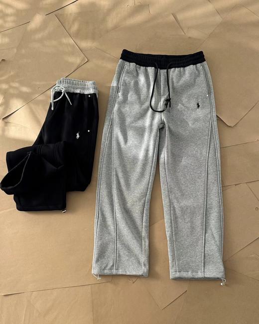 F013020冬季新款纯棉廓形宽松弯刀休闲卫裤 商品图1