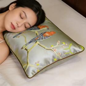 足足2斤海南老沉香！失眠人冲，一觉睡到大天亮！宫造 如意沉香枕 提花枕套 可拆洗